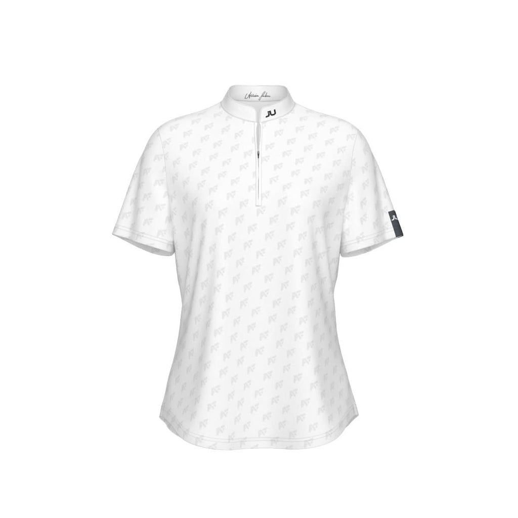 All-Over Print Women's Sports Collar Jersey With Long Sleeve main image 1