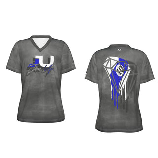 Diamond Drip Women's V-Neck Tee