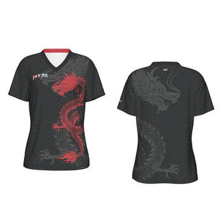 Joy Dragon Women's V-Neck Tee