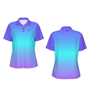 Candy Fade Women's Polo Collar Jersey