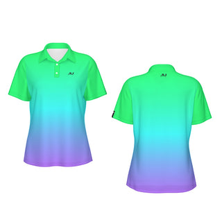 Candy Fade Women's Polo Collar Jersey