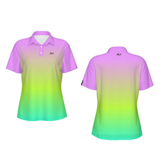 Candy Fade Women's Polo Collar Jersey