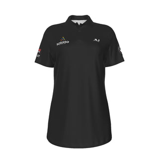 Backyard Billiards Women's Polo Collar