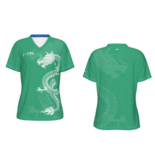 Joy Dragon Women's V-Neck Tee