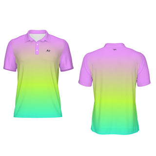 Candy Fade Men's Polo Collar Jersey