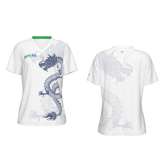 Joy Dragon Women's V-Neck Tee