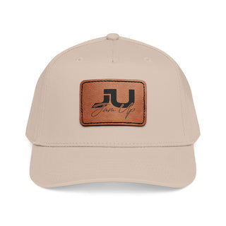 JU Leather Patch Baseball Cap