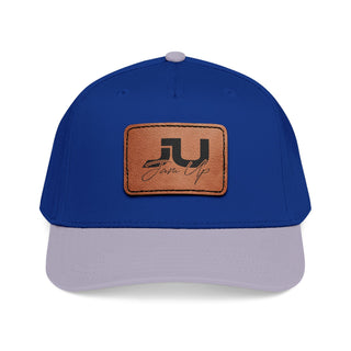 JU Leather Patch Baseball Cap