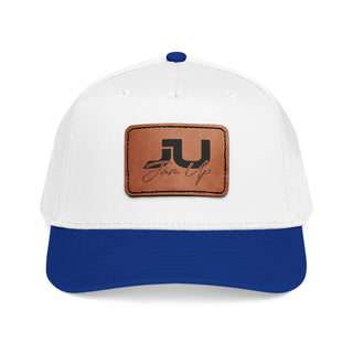 JU Leather Patch Baseball Cap