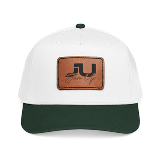 JU Leather Patch Baseball Cap