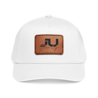 JU Leather Patch Baseball Cap