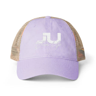 JU Script Women's Washed Mesh-Back Cap