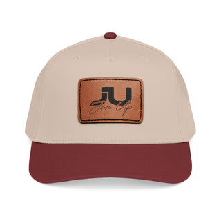 JU Leather Patch Baseball Cap