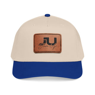 JU Leather Patch Baseball Cap