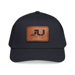 JU Leather Patch Baseball Cap