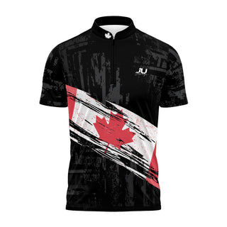 Faded Canada Flag Men's Sport Collar