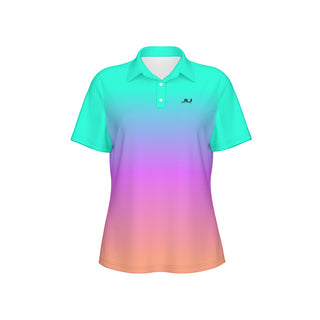 Candy Fade Women's Polo Collar Jersey