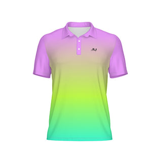 Candy Fade Men's Polo Collar Jersey