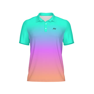 Candy Fade Men's Polo Collar Jersey