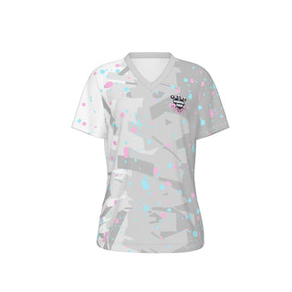 Dunnski Dungeons Pastel Splatter Women's V-Neck