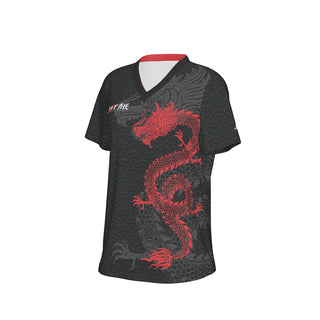 Joy Dragon Women's V-Neck Tee