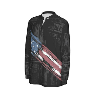 Tyler Styer Faded Flag Long Sleeve Men's Jersey