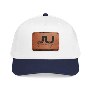 JU Leather Patch Baseball Cap