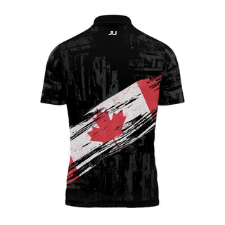 Faded Canada Flag Men's Sport Collar