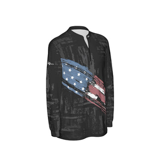 Tyler Styer Faded Flag Long Sleeve Men's Jersey