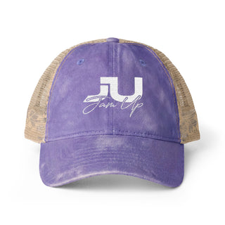 JU Script Women's Washed Mesh-Back Cap