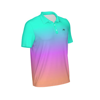 Candy Fade Men's Polo Collar Jersey