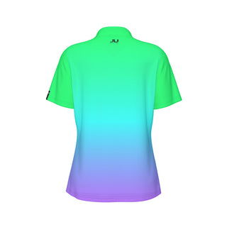 Candy Fade Women's Polo Collar Jersey