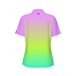 Candy Fade Women's Polo Collar Jersey