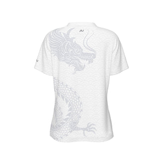 Joy Dragon Women's V-Neck Tee