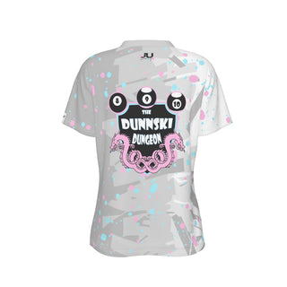 Dunnski Dungeons Pastel Splatter Women's V-Neck