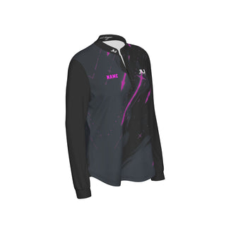 Pink Dagger Flying Daggers Long Sleeve Women's Jersey
