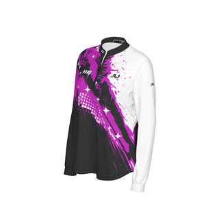 Pink Dagger Splash Long Sleeve Women's Jersey