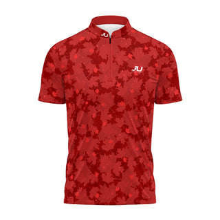 Canada Maple Leaf Pattern Layered men's Sport Collar