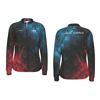 Pink Dagger Nebula Long Sleeve Women's Jersey