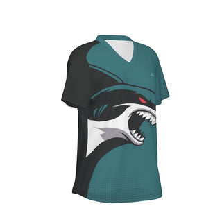 Shark Attach Women's V-Neck