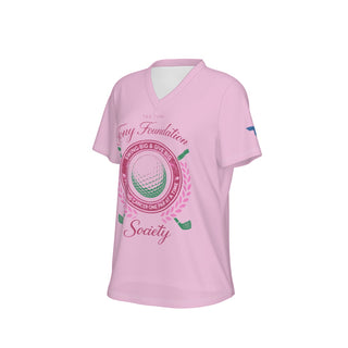 Tony Foundation Pink Women's V-neck