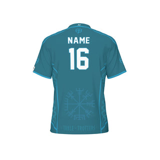 Table Trotters Teal Raglan Men's Sport
