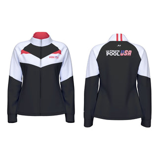Ultimate Pool USA Chevron Women's Track Jacket