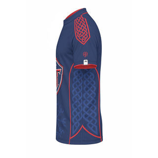 Table Trotters Blue Red Raglan Men's Sport