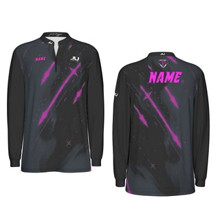 Pink Dagger Flying Daggers Long Sleeve Men's Jersey