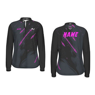 Pink Dagger Flying Daggers Long Sleeve Women's Jersey