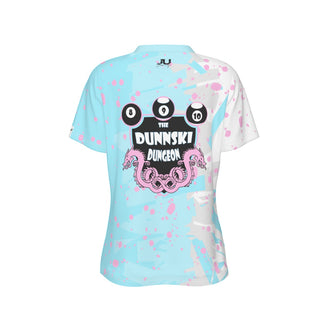 Dunnski Dungeons Pastel Splatter Women's V-Neck