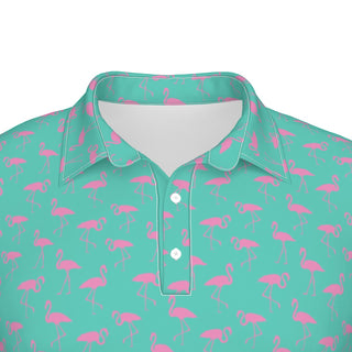 Flamingo Men's Polo Collar