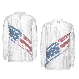 Tyler Styer Faded Flag Long Sleeve Men's Jersey