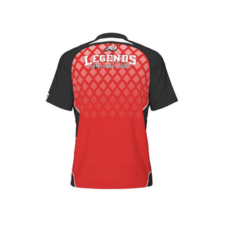 Legends Surge Men's Raglan Sport Collar Jersey